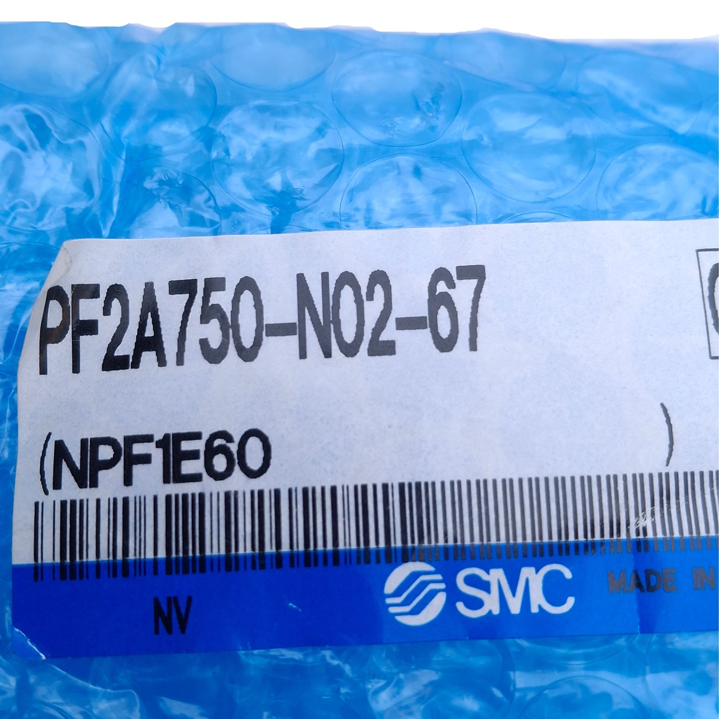 New – Open box SMC PF2A750-N02-67 Digital Flow Switch PNP, 5-50L/min, 1/4in NPT, 12-24VDC