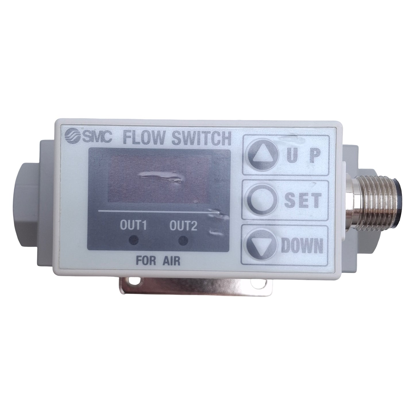 New – Open box SMC PF2A750-N02-67 Digital Flow Switch PNP, 5-50L/min, 1/4in NPT, 12-24VDC