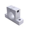 Used 80/20 5880 Single Horizontal Stanchion Base, 15 Series, For ø1.5in Pole