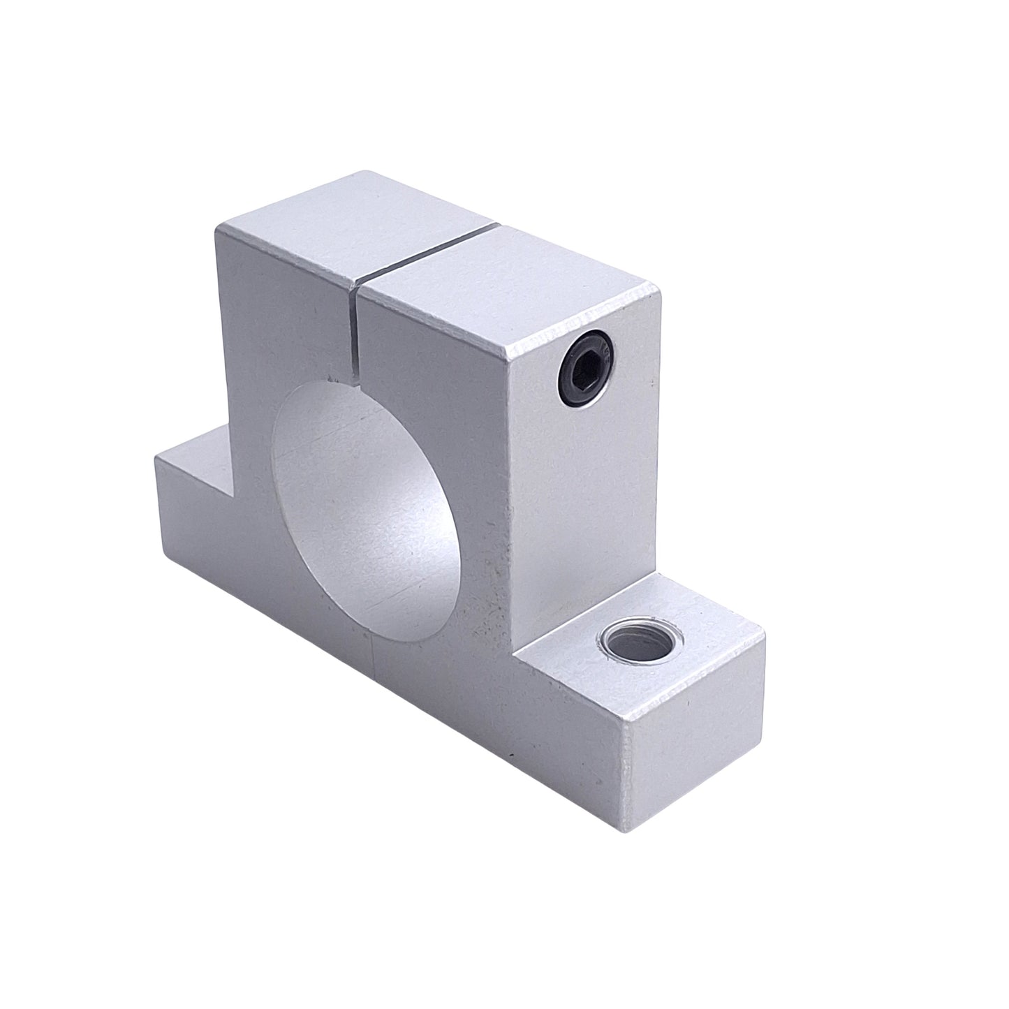 Used 80/20 5880 Single Horizontal Stanchion Base, 15 Series, For ø1.5in Pole