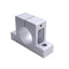 Used 80/20 5880 Single Horizontal Stanchion Base, 15 Series, For ø1.5in Pole