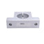 Used 80/20 5880 Single Horizontal Stanchion Base, 15 Series, For ø1.5in Pole