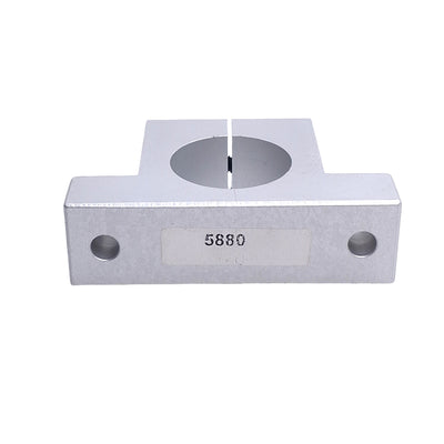 Used 80/20 5880 Single Horizontal Stanchion Base, 15 Series, For ø1.5in Pole