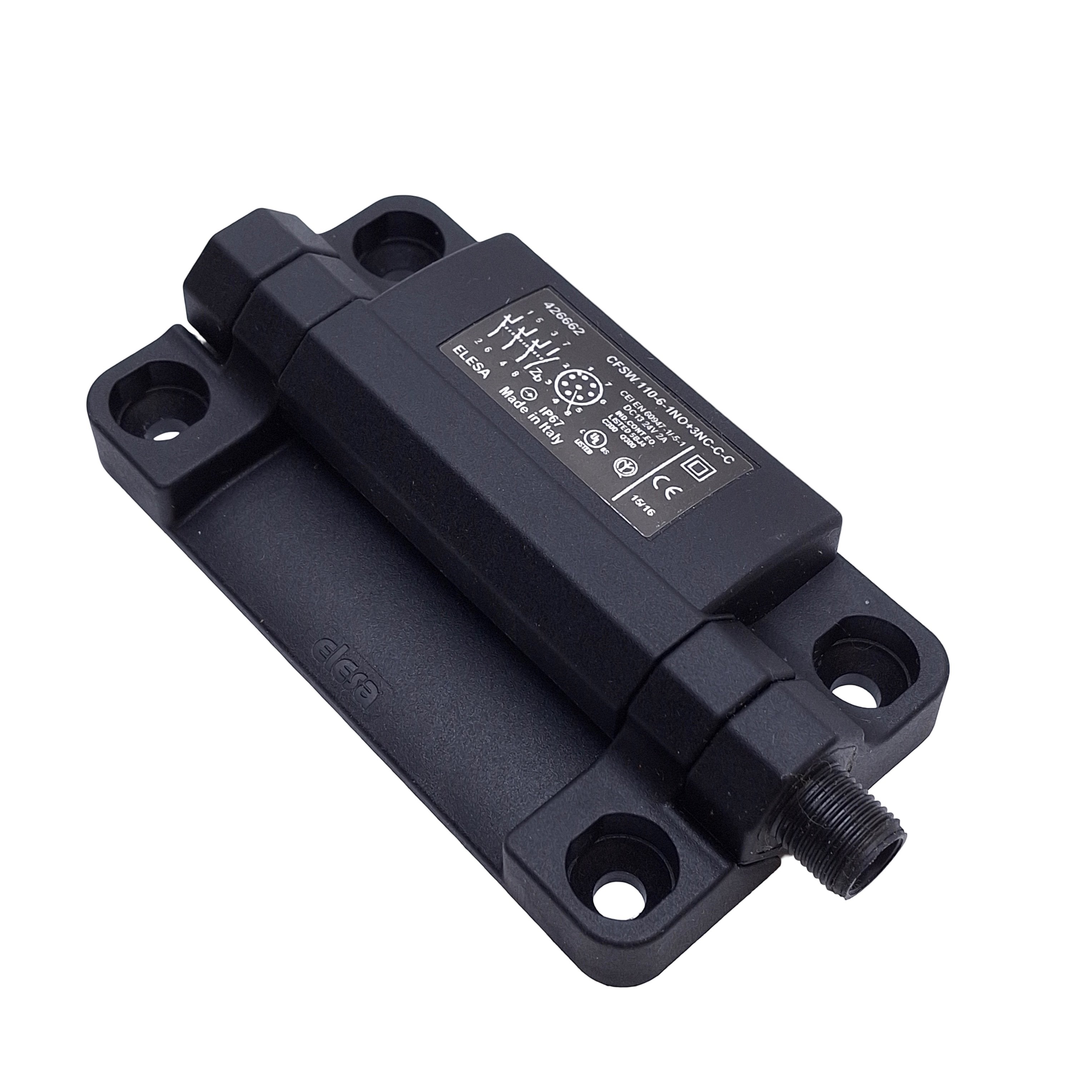 Elesa CFSW.110-6-1NO+3NC-C-C Hinged Safety Interlock Switch 24VDC 2A ...