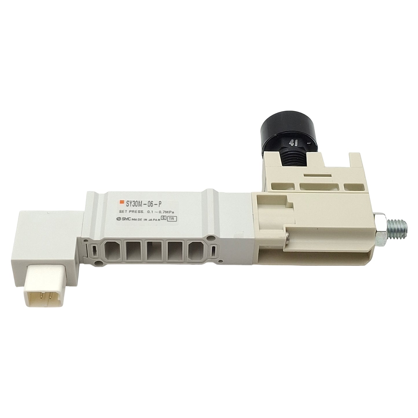 Used SMC SY30M-06-P Interface Regulator, 0.1-0.7MPa Set Pressure, 0-1MPa Gauge