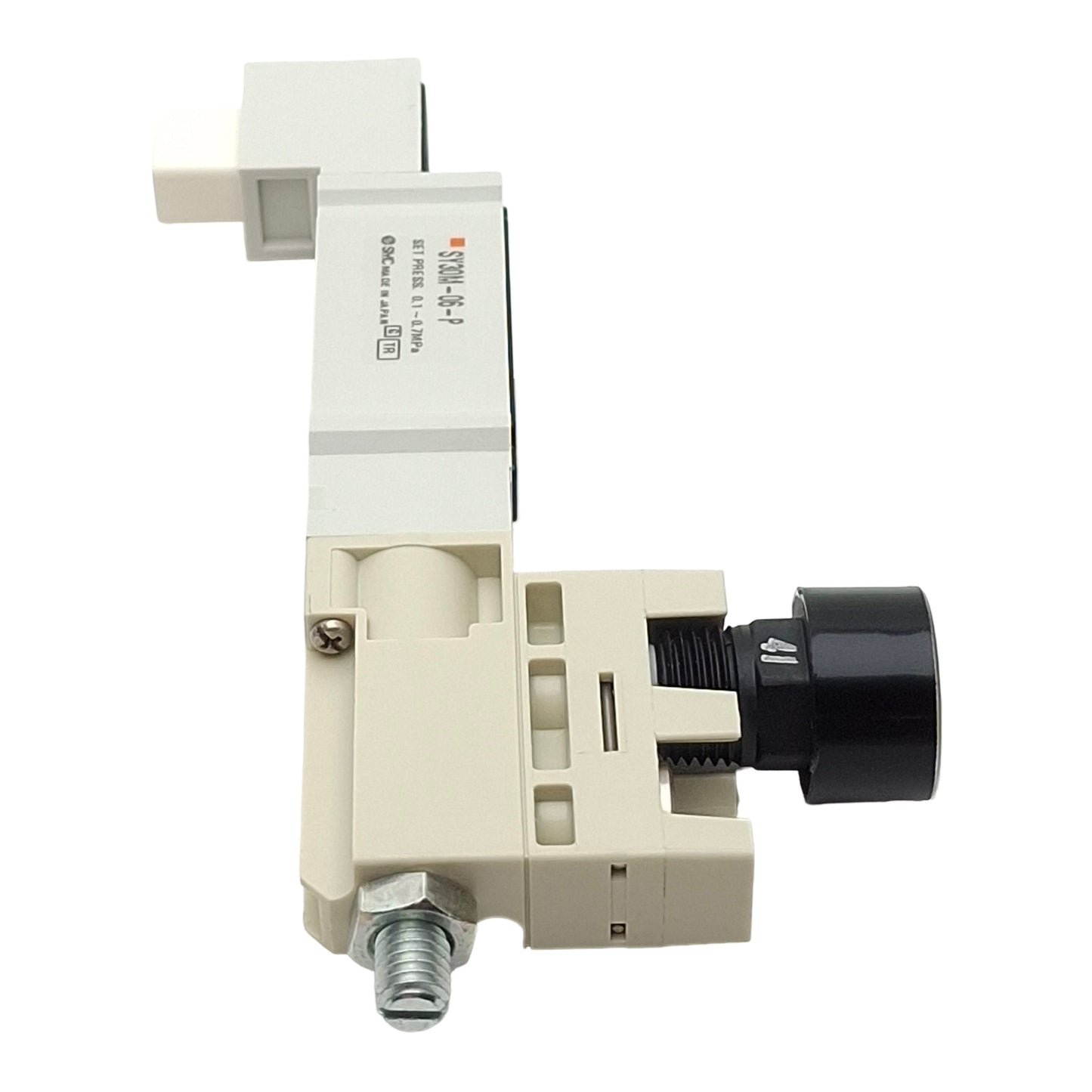 Used SMC SY30M-06-P Interface Regulator, 0.1-0.7MPa Set Pressure, 0-1MPa Gauge