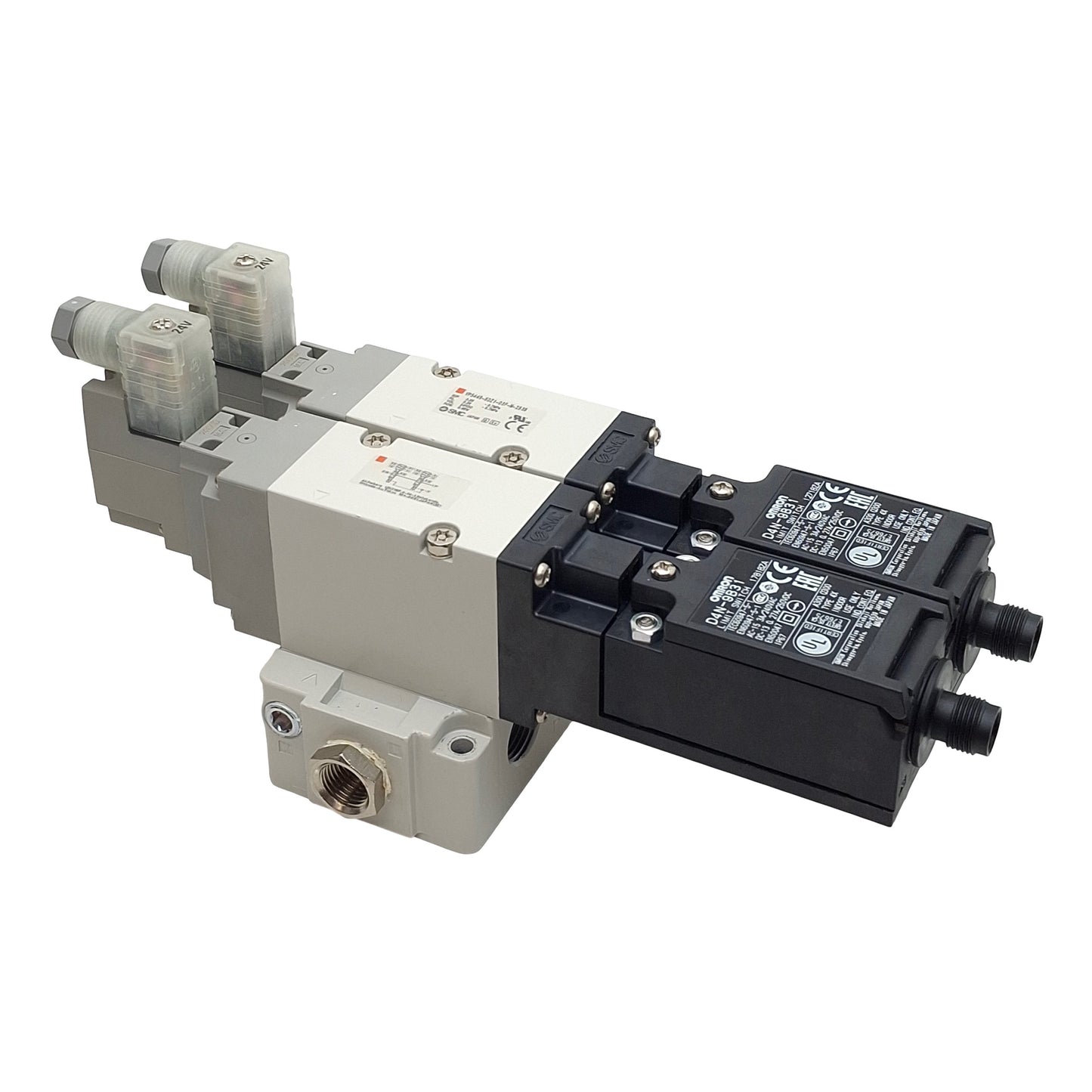 Used SMC VP544R-5DZ1-03F-M-X538 Residual Pressure Release Valve, 0.7MPa, 24VDC Coil