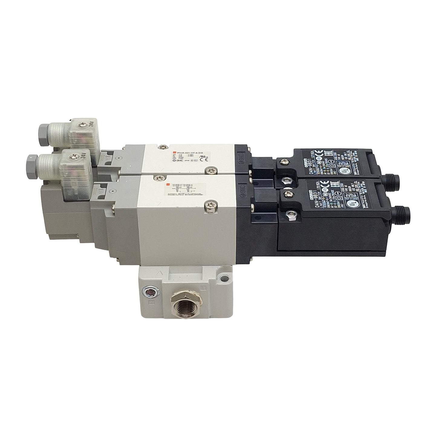 Used SMC VP544R-5DZ1-03F-M-X538 Residual Pressure Release Valve, 0.7MPa, 24VDC Coil