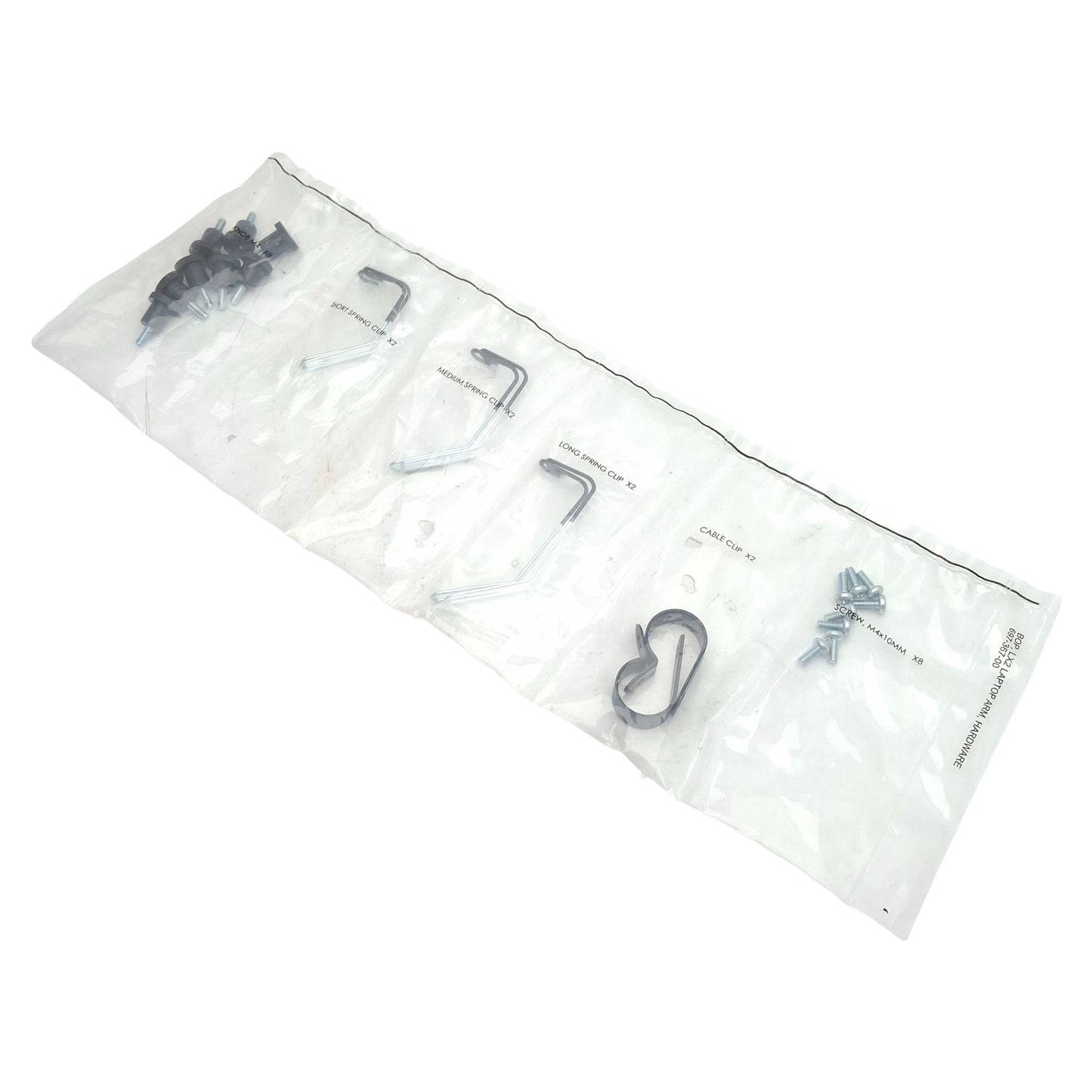 Used Ergotron 697-367-00 BOP LX2 Laptop Arm Hardware Accessory Kit, M4 Screws