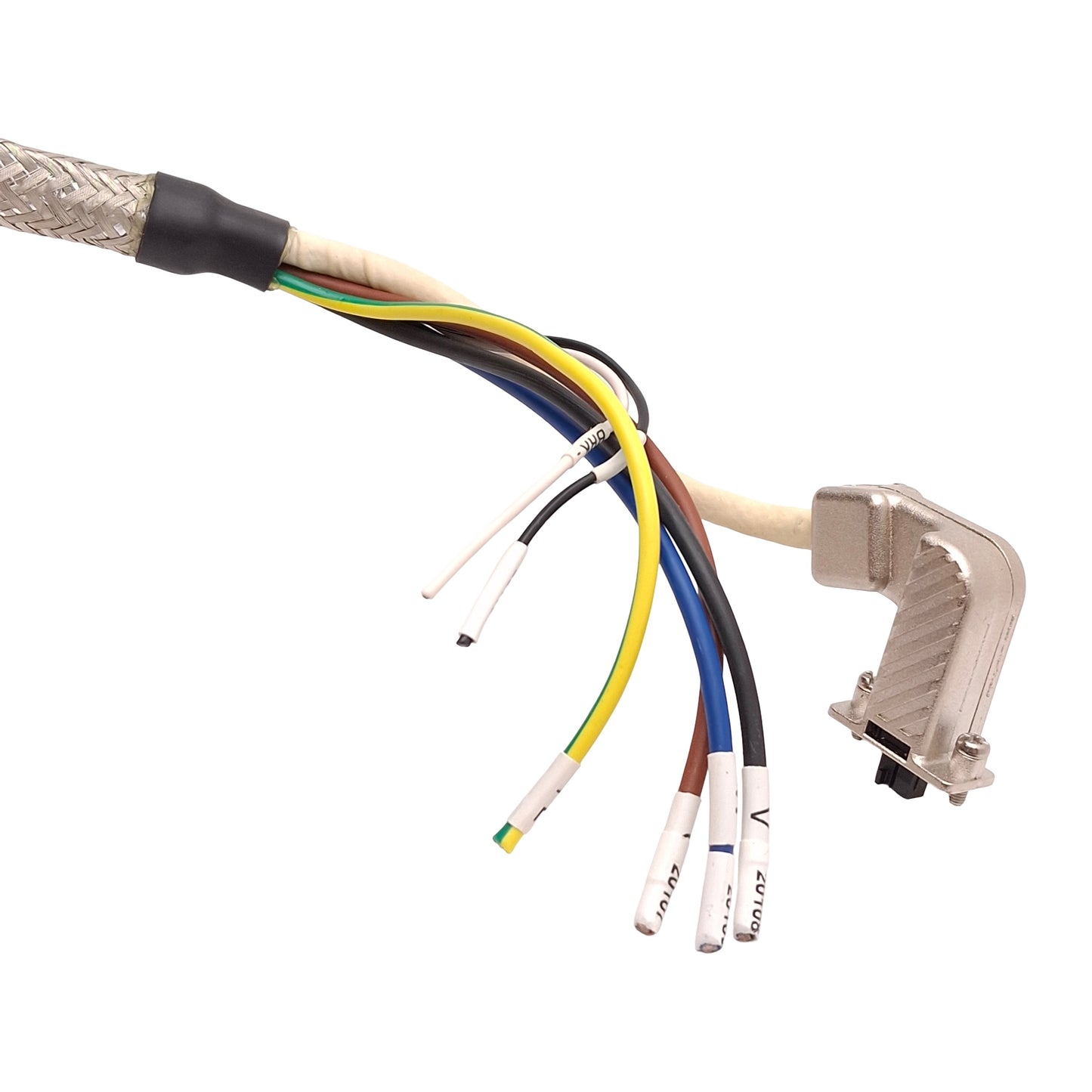 Used Allen Bradley 2090-CSBM1DF-14AF03 Kinetix Single Power/Feedback/Brake Cable, 3m