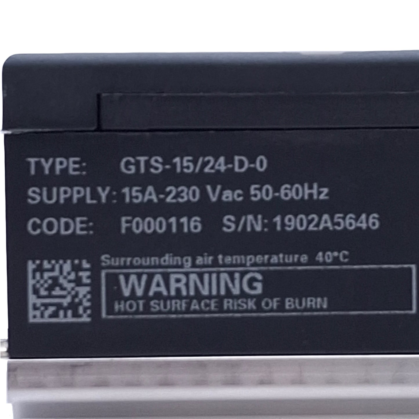 Used Gefran GTS-15/24-D-0 Solid State Relay 6-32VDC Input, 15A 230VAC Output