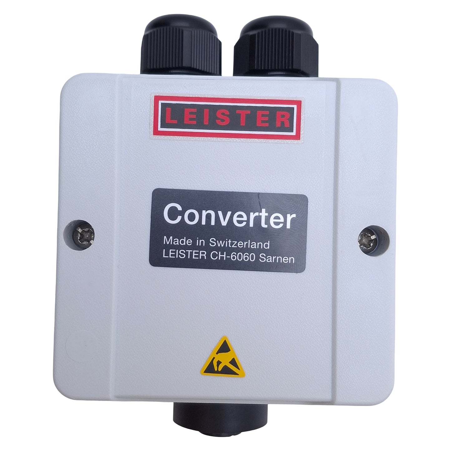 Used Leister 117.369 Le Mini Sensor Converter 120-230VAC, 3.5A, 7-Pin Connector