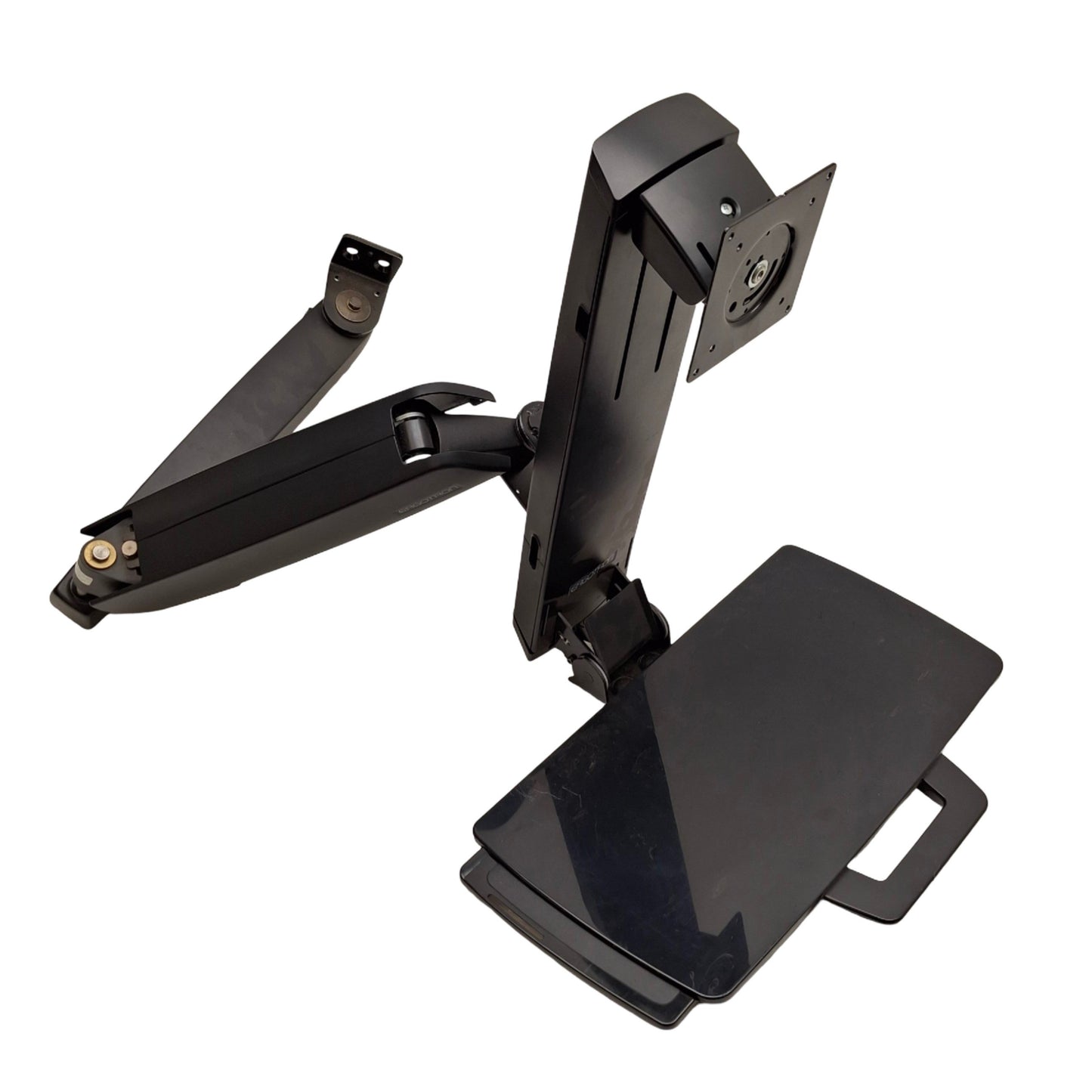 Used Ergotron 45-215-200 StyleView HD Combo Monitor Arm, 18lbs Capacity, W/ Extension