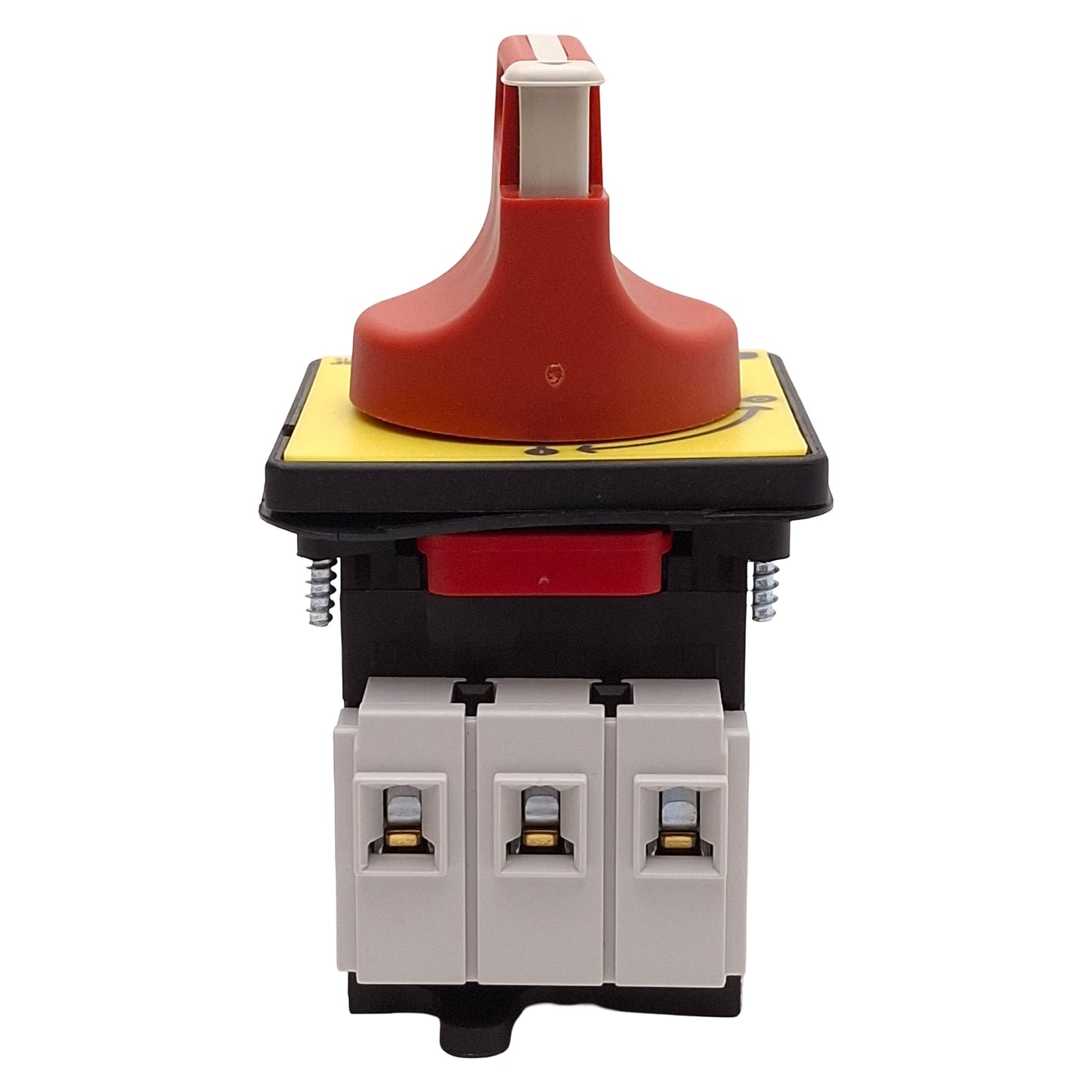 Used Schneider Electric V1 Disconnect Switch, 32A, 3-Pole, 10HP @ 3Ø 600VAC, DIN Rail