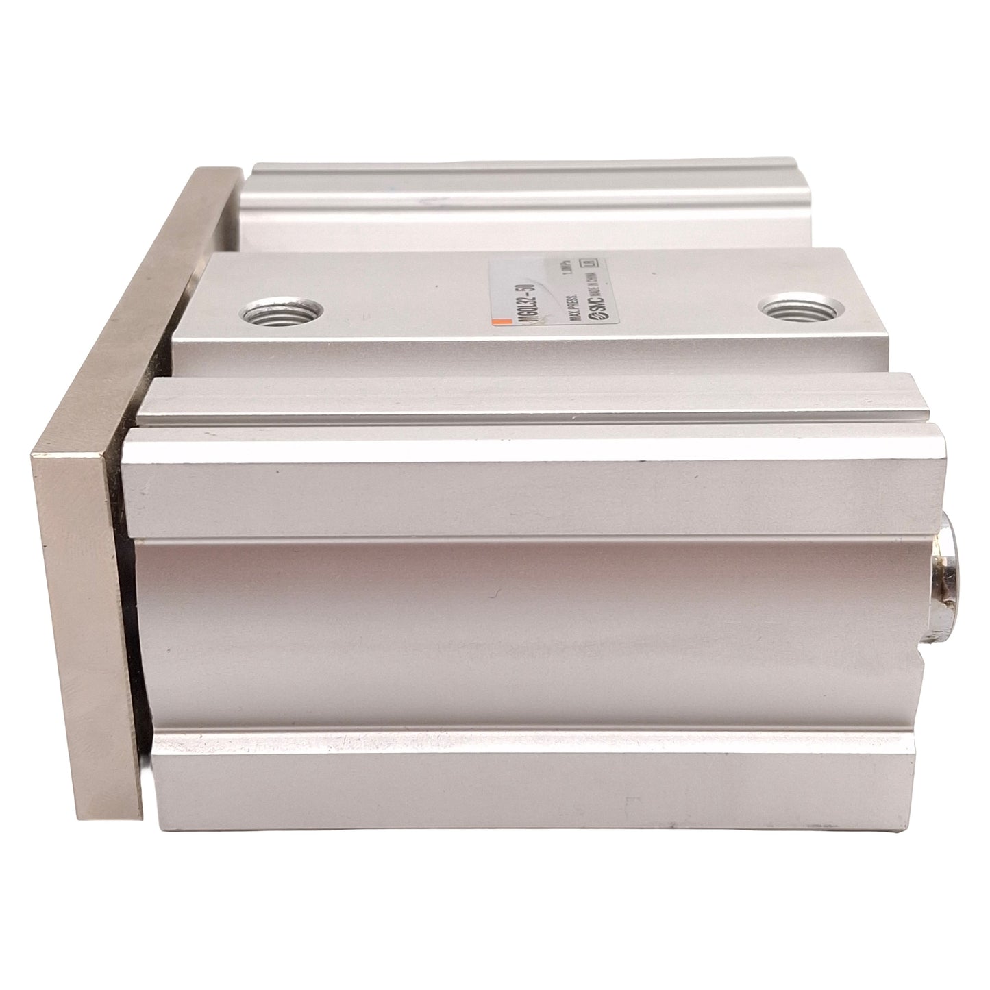 Used SMC MGQL32-50 Guided Cylinder, ø32mm Bore, 50mm Stroke, 0.1-1.0MPa, Rc1/8 Ports