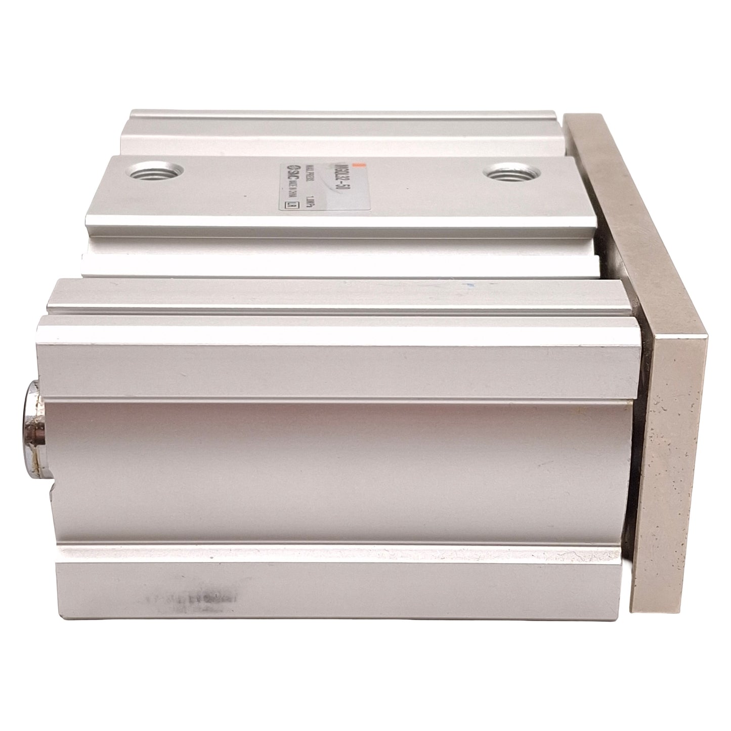 Used SMC MGQL32-50 Guided Cylinder, ø32mm Bore, 50mm Stroke, 0.1-1.0MPa, Rc1/8 Ports