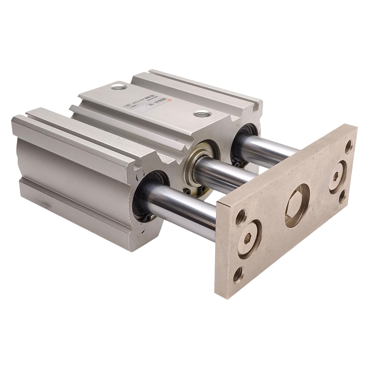 Used SMC MGQL32-50 Guided Cylinder, ø32mm Bore, 50mm Stroke, 0.1-1.0MPa, Rc1/8 Ports