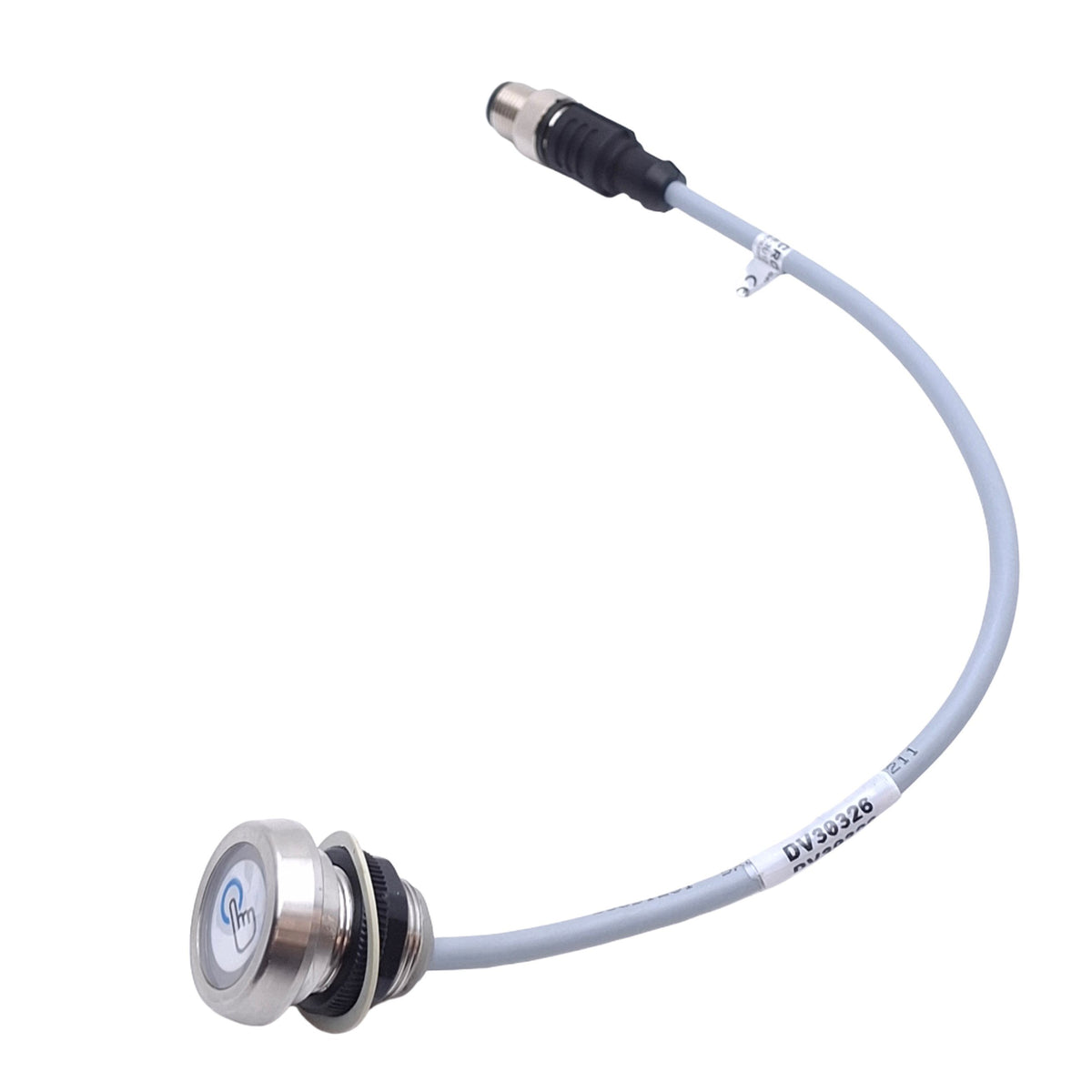 Used Xerco TS22S-5POGR-3U12 Intelligent Touch Button, PNP NO, 10-35VDC, M22 Thread