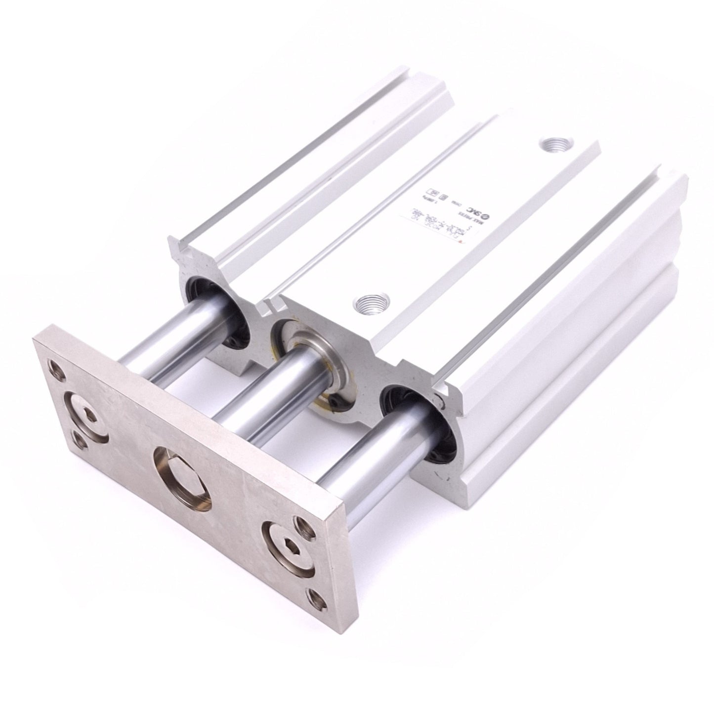 Used SMC MGQL32-75-Y69AL-R08US Guided Cylinder, 32mm Bore, 75mm Stroke, Rc1/8, 1.0MPa