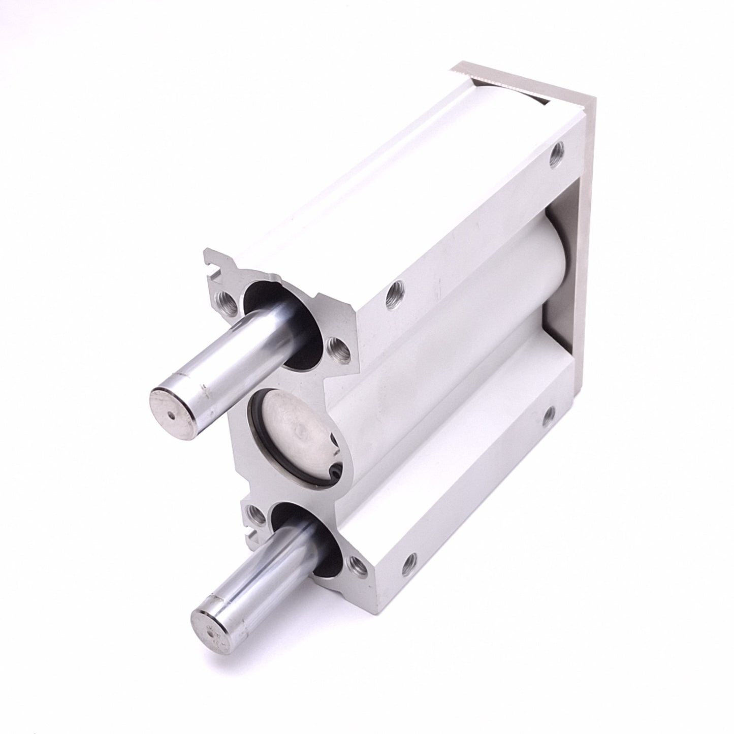 Used SMC MGQL32-75-Y69AL-R08US Guided Cylinder, 32mm Bore, 75mm Stroke, Rc1/8, 1.0MPa