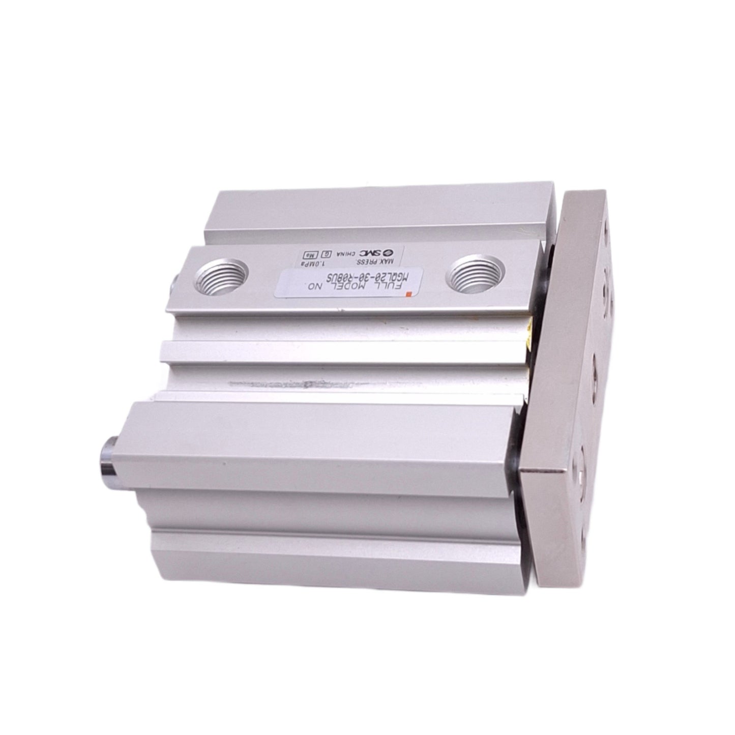 Used SMC MGQL20-30-R08US Guided Cylinder, 20mm Bore, 30mm Stroke, Rc 1/8in, 1.0MPa