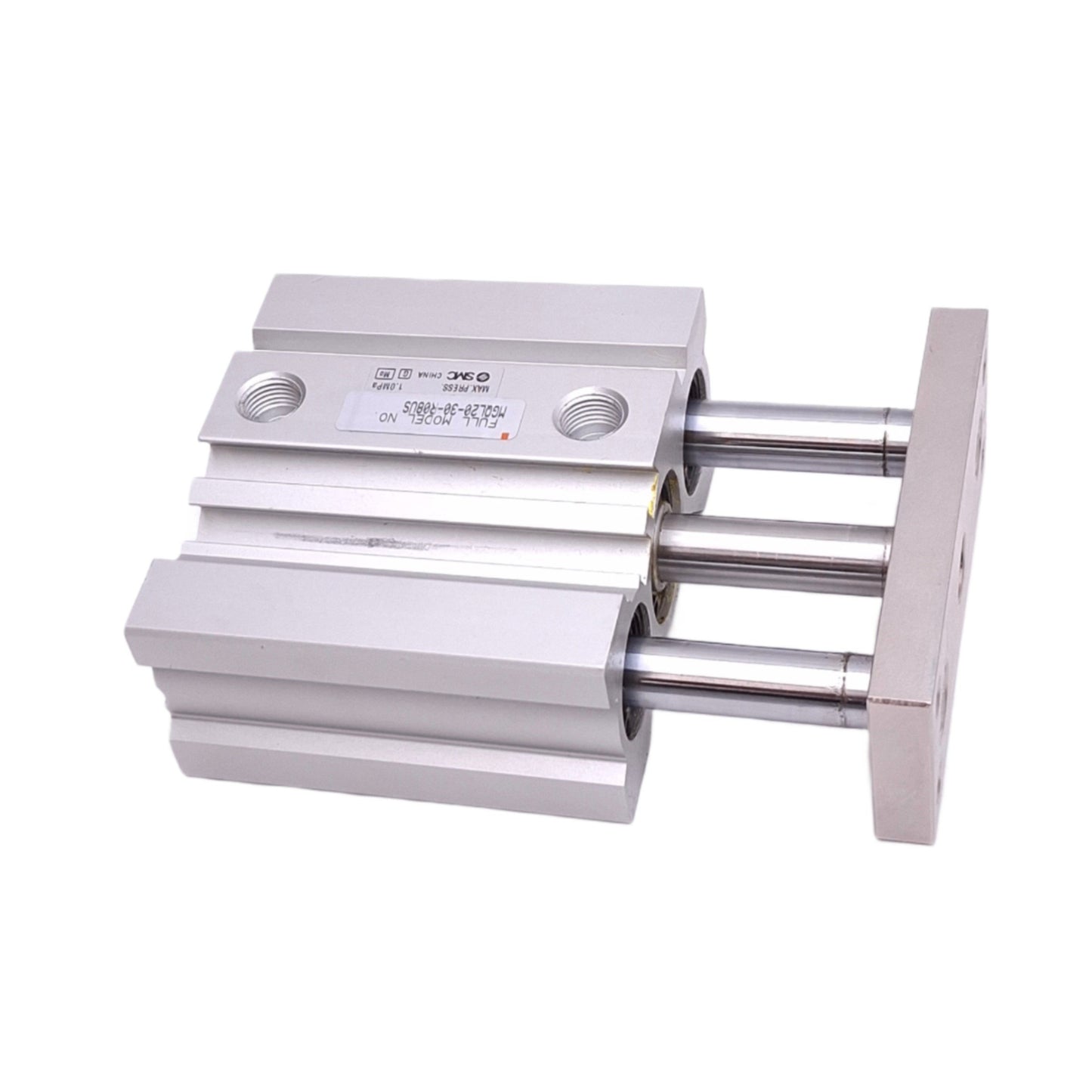 Used SMC MGQL20-30-R08US Guided Cylinder, 20mm Bore, 30mm Stroke, Rc 1/8in, 1.0MPa