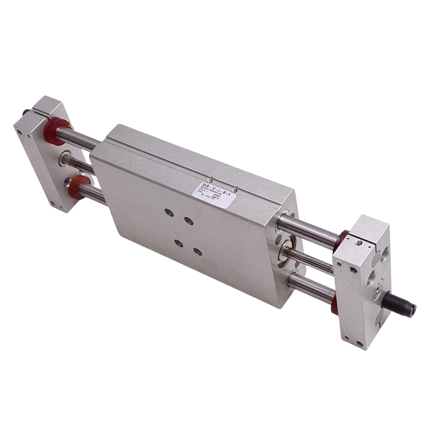 Used Destaco DLB-12-L-B-4 Pneumatic Linear Base Slide, 12mm Bore, 4in Stroke, 145psi