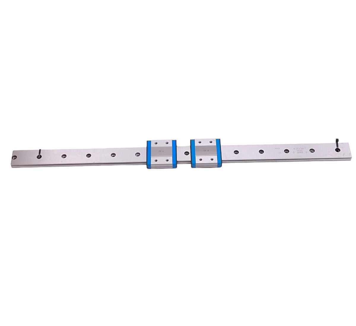 Used IKO MLF30 (2x) Linear Guide Blocks w/ LWLF30B 545x30mm Rail, 8440N Max, M4