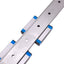 Used IKO MLF30 (2x) Linear Guide Blocks w/ LWLF30B 545x30mm Rail, 8440N Max, M4