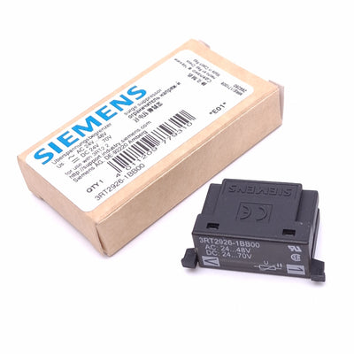 New Siemens 3RT2926-1BB00 Surge Suppressor for 3RT2 Contactors, 24-48VAC/24-70VDC