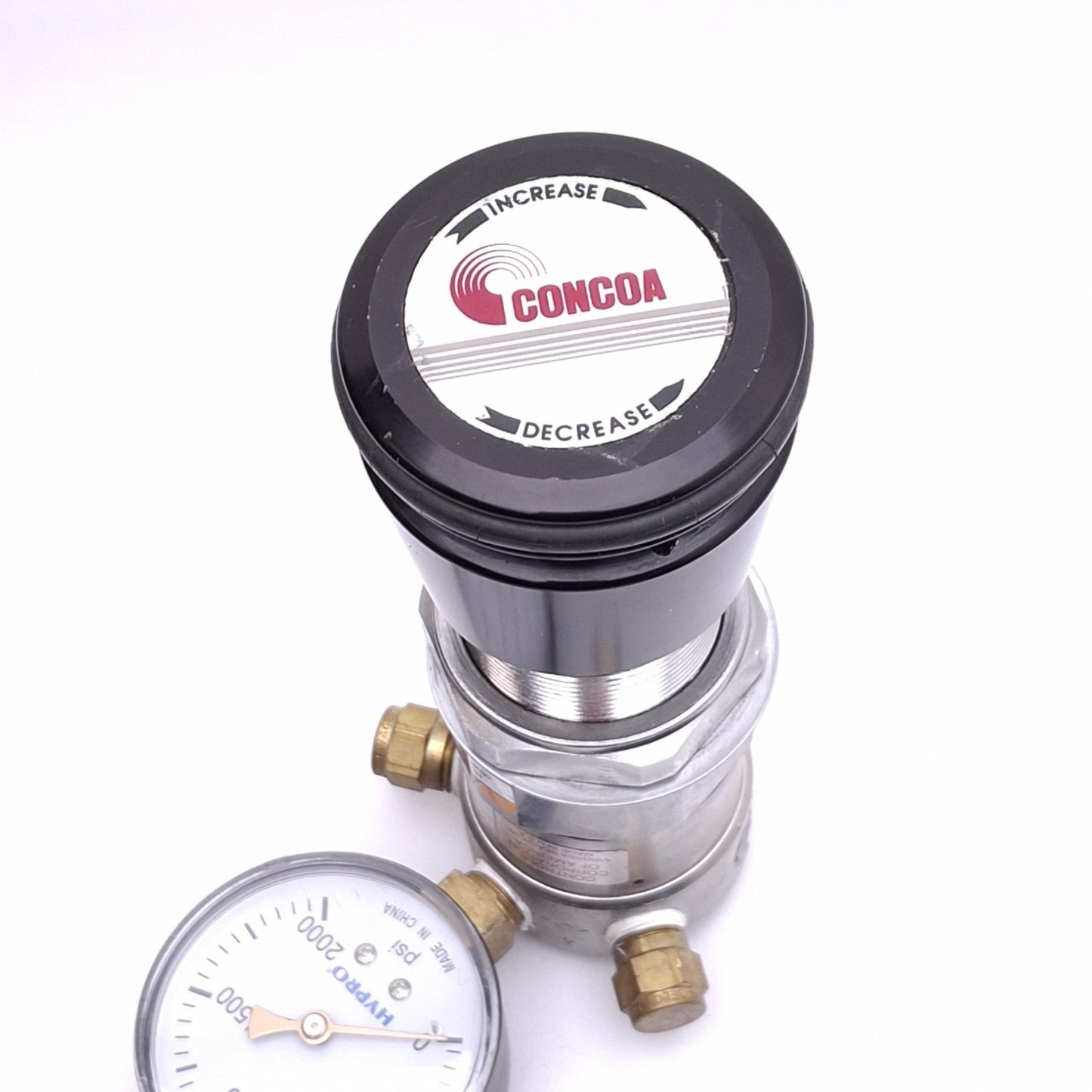 Used Concoa 4922000-01-000 Pressure Regulator, 0-1500psi Set, 3000psi Max, 1/4in NPT