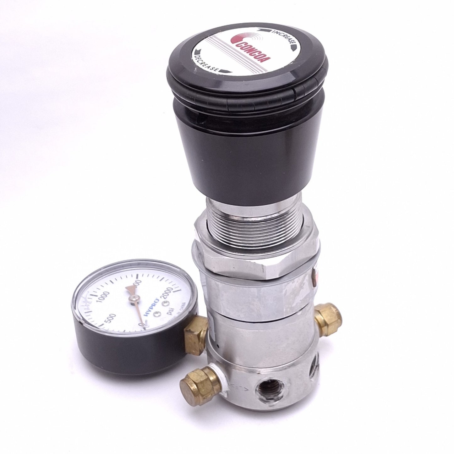 Used Concoa 4922000-01-000 Pressure Regulator, 0-1500psi Set, 3000psi Max, 1/4in NPT
