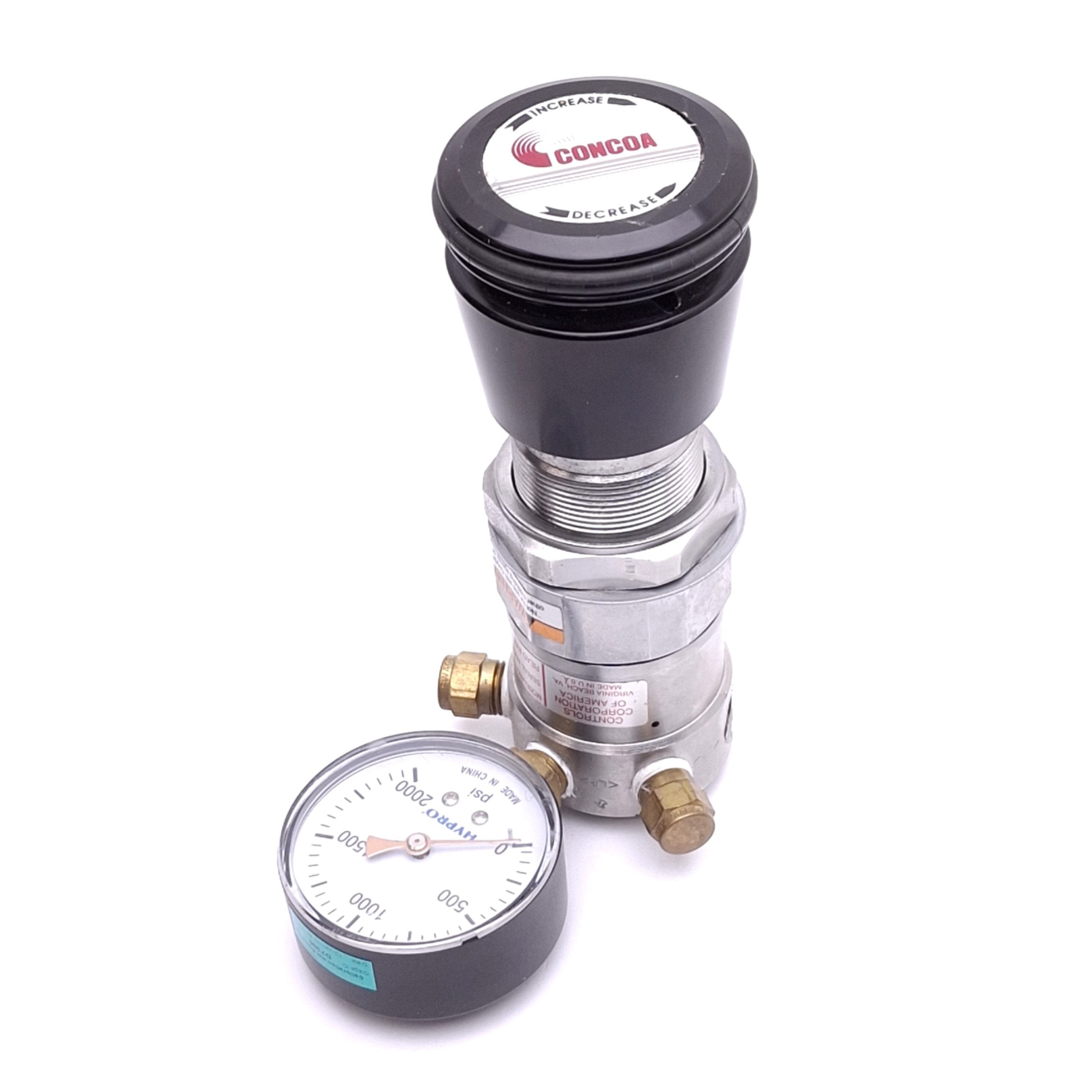 Concoa 4922000-01-000 Pressure Regulator, 0-1500psi Set, 3000psi Max ...