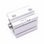 New SMC CDQ2B40-25DZ Compact Cylinder, 40mm Bore, 25mm Stroke, Rc 1/8in, 1.0MPa