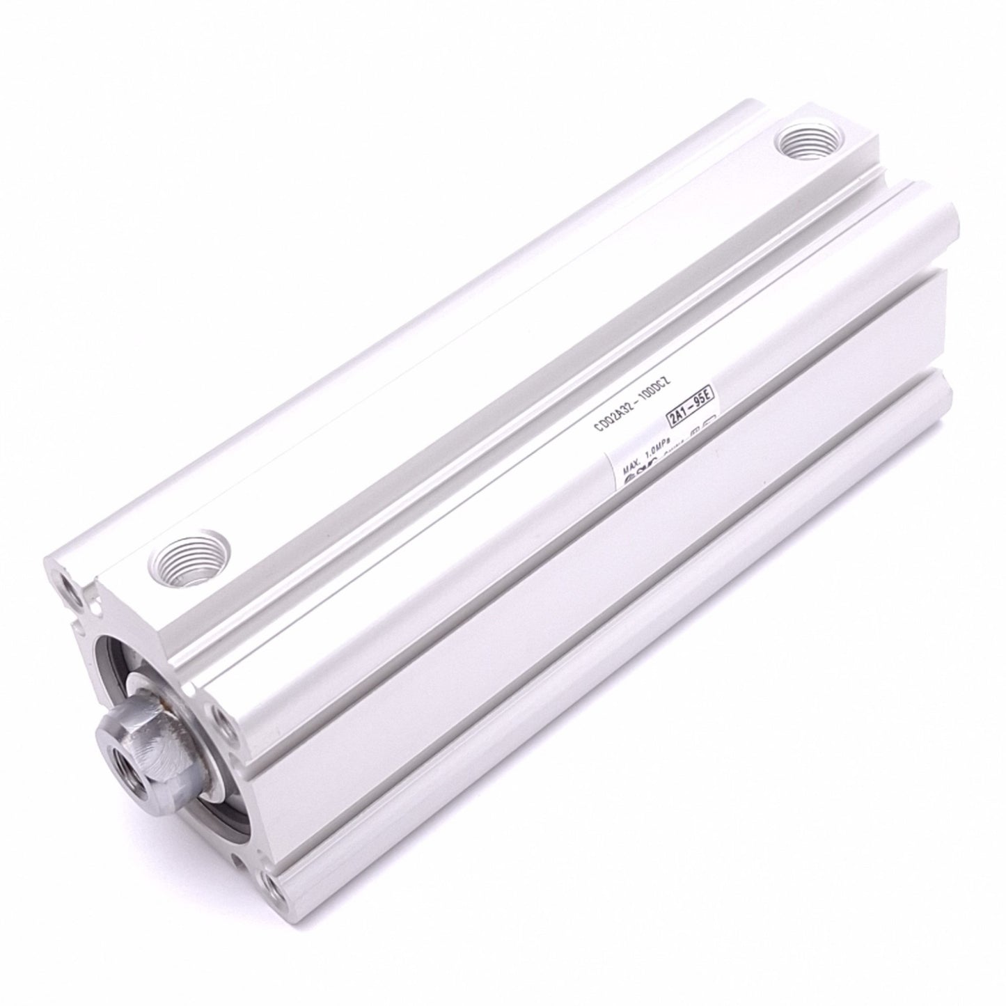 New SMC CDQ2A32-100DCZ Compact Cylinder, 32mm Bore, 100mm Stroke, Rc 1/8in, 1.0MPa