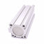 New SMC CDQ2A32-100DCZ Compact Cylinder, 32mm Bore, 100mm Stroke, Rc 1/8in, 1.0MPa