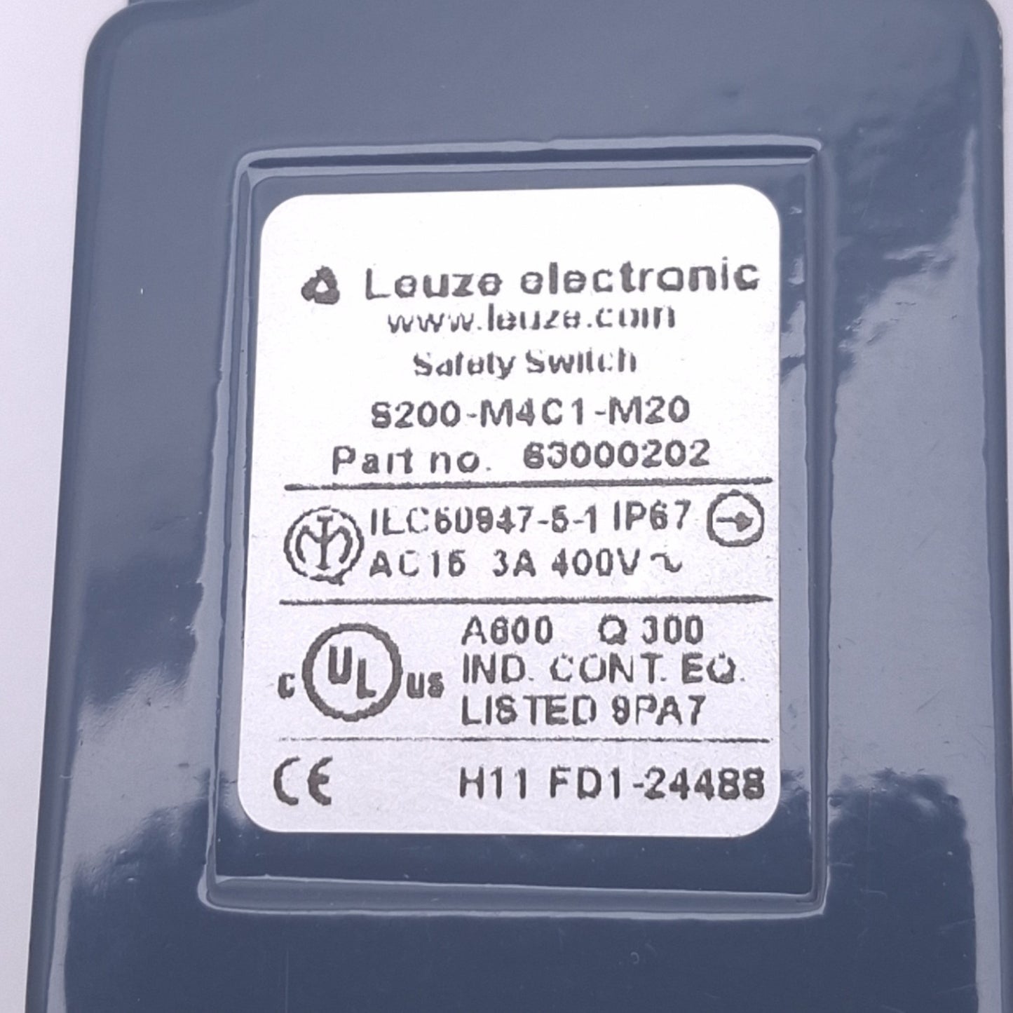 New Leuze 63000202 S200-M4C1-M20 Safety Switch