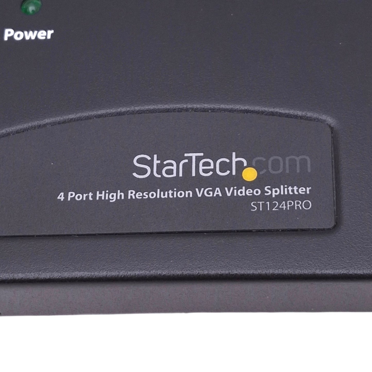 Used StarTech ST124PRO 4-Channel VGA Video Splitter, 1-VGA In, 4-VGA Out, 5VDC