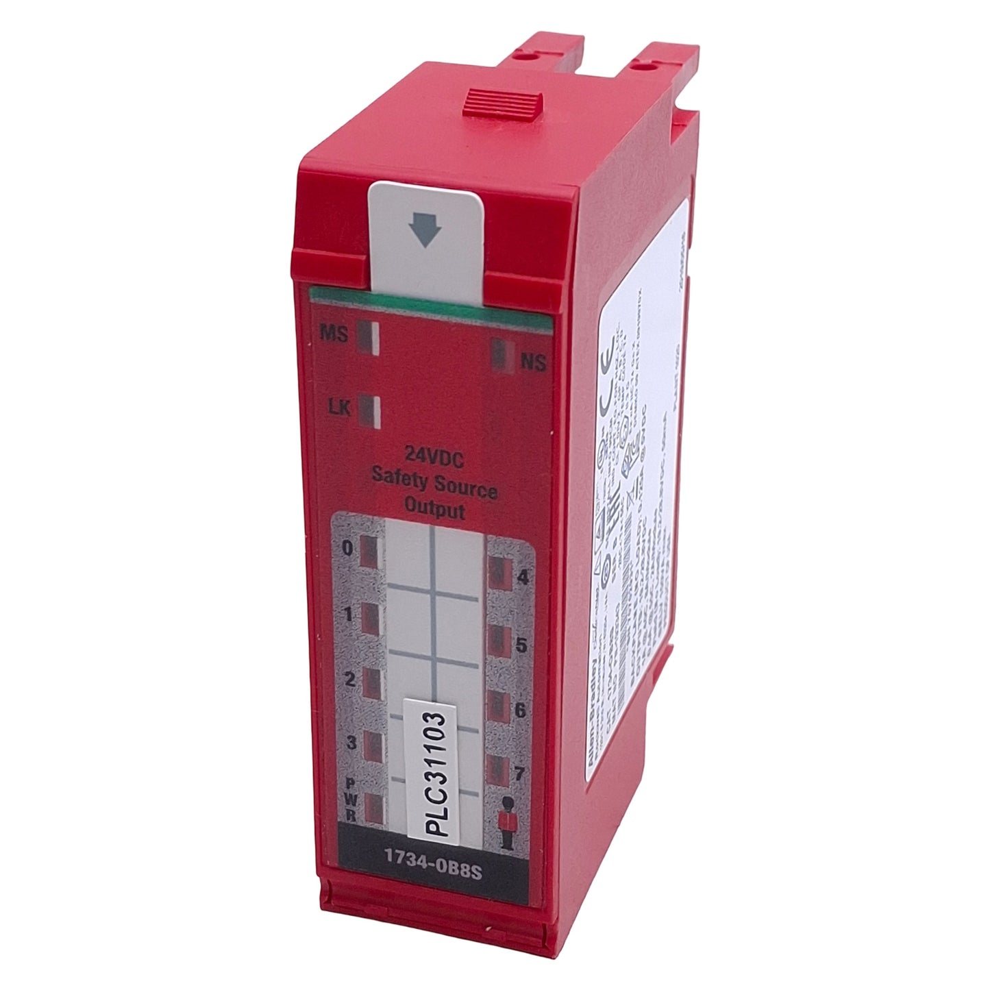 Used Allen Bradley 1734-OB8S POINT I/O Safety Output Module, 8-Point Sourcing, 24VDC