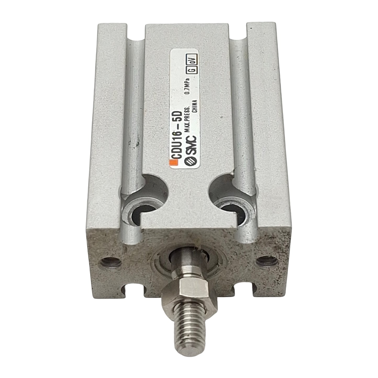 Used SMC CDU16-5D Free Mount Cylinder, ø16mm Bore, 5mm Stroke, M5x0.8, 0.7MPa Max