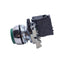Used Allen Bradley 800FM-E3 Pushbutton Switch, Extended, Green, 1NO, 600V 10A, 22mm