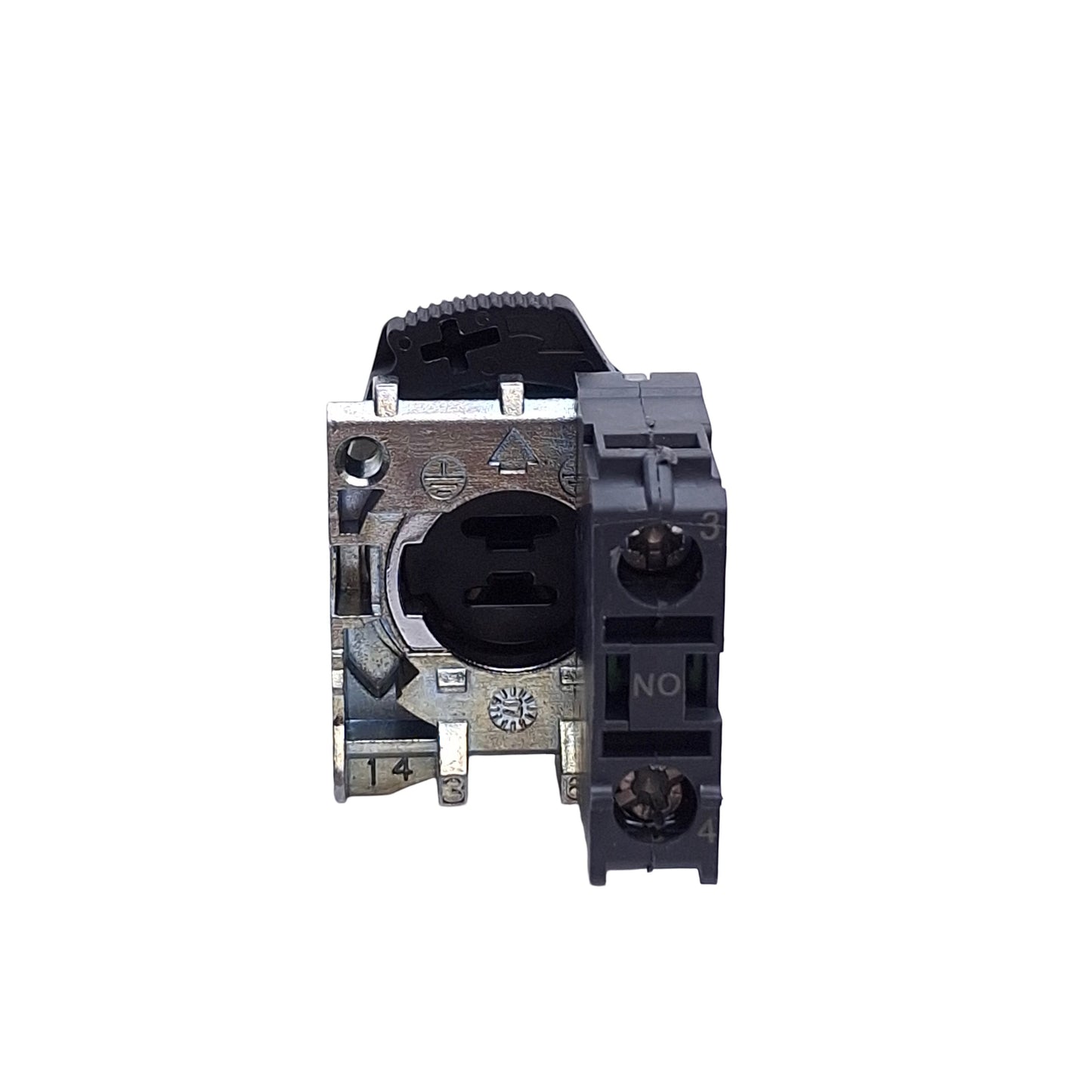 Used Allen Bradley 800FM-E3 Pushbutton Switch, Extended, Green, 1NO, 600V 10A, 22mm