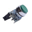 Used Allen Bradley 800FM-E3 Pushbutton Switch, Extended, Green, 1NO, 600V 10A, 22mm