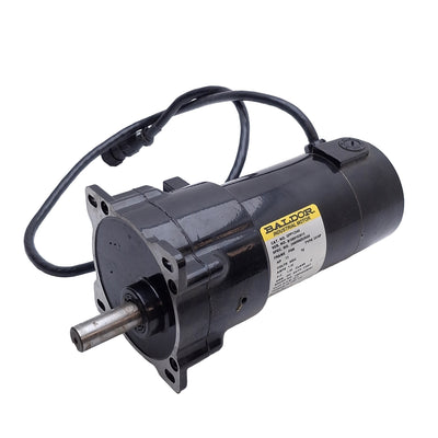 Used Baldor GPP12545 Gear Motor, 40:1, 63 RPM, 116in-lbs, 90VDC 1.3A, Frame: PSM