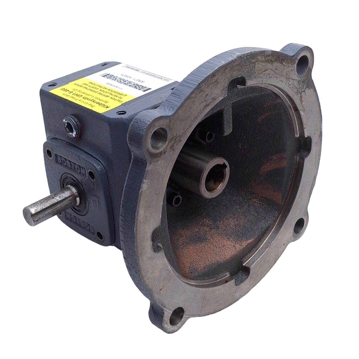 Used Boston Gear F71060KPB5G6 Worm Gear Reducer, 60:1, 56C Frame, 0.625in Input