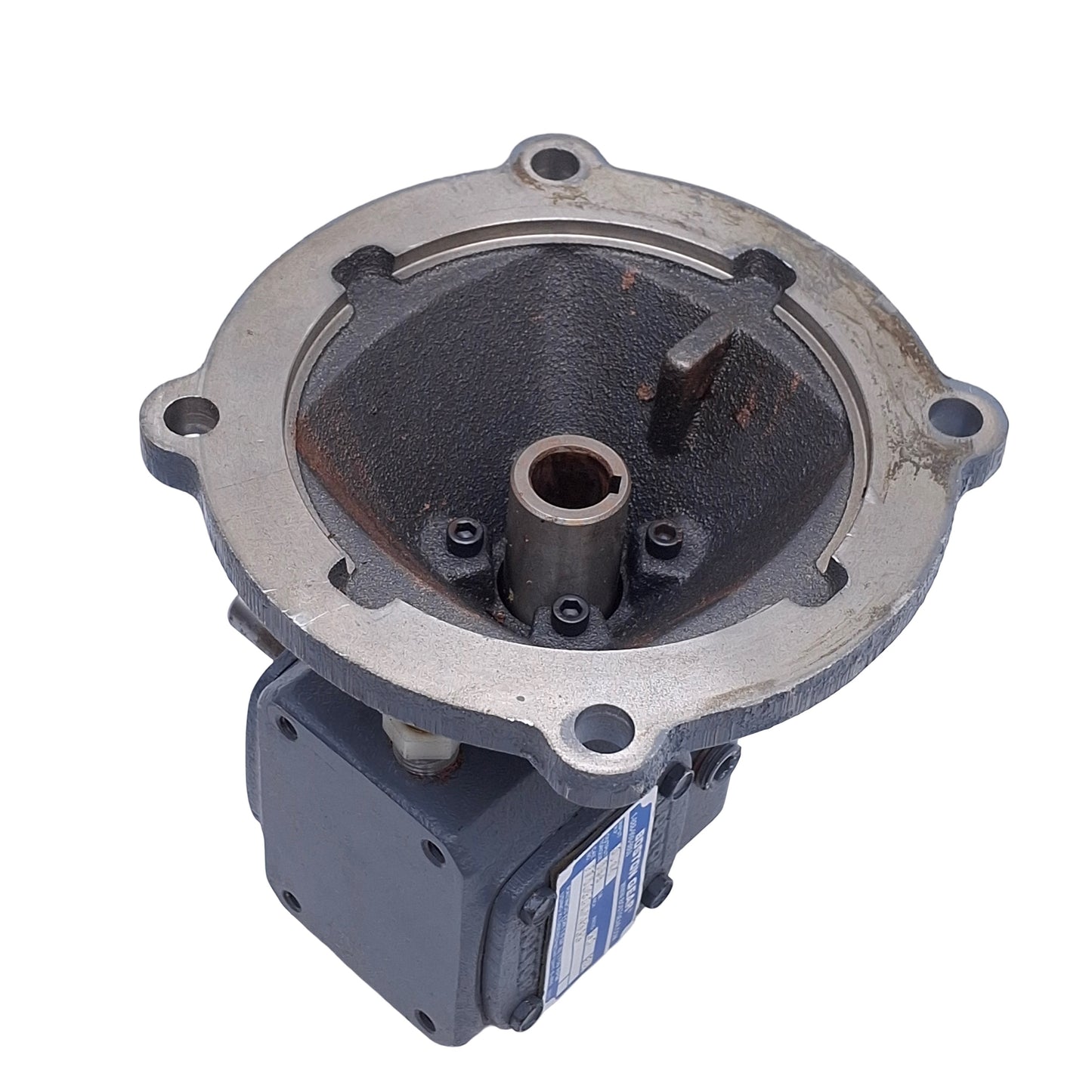 Used Boston Gear F71060KPB5G6 Worm Gear Reducer, 60:1, 56C Frame, 0.625in Input