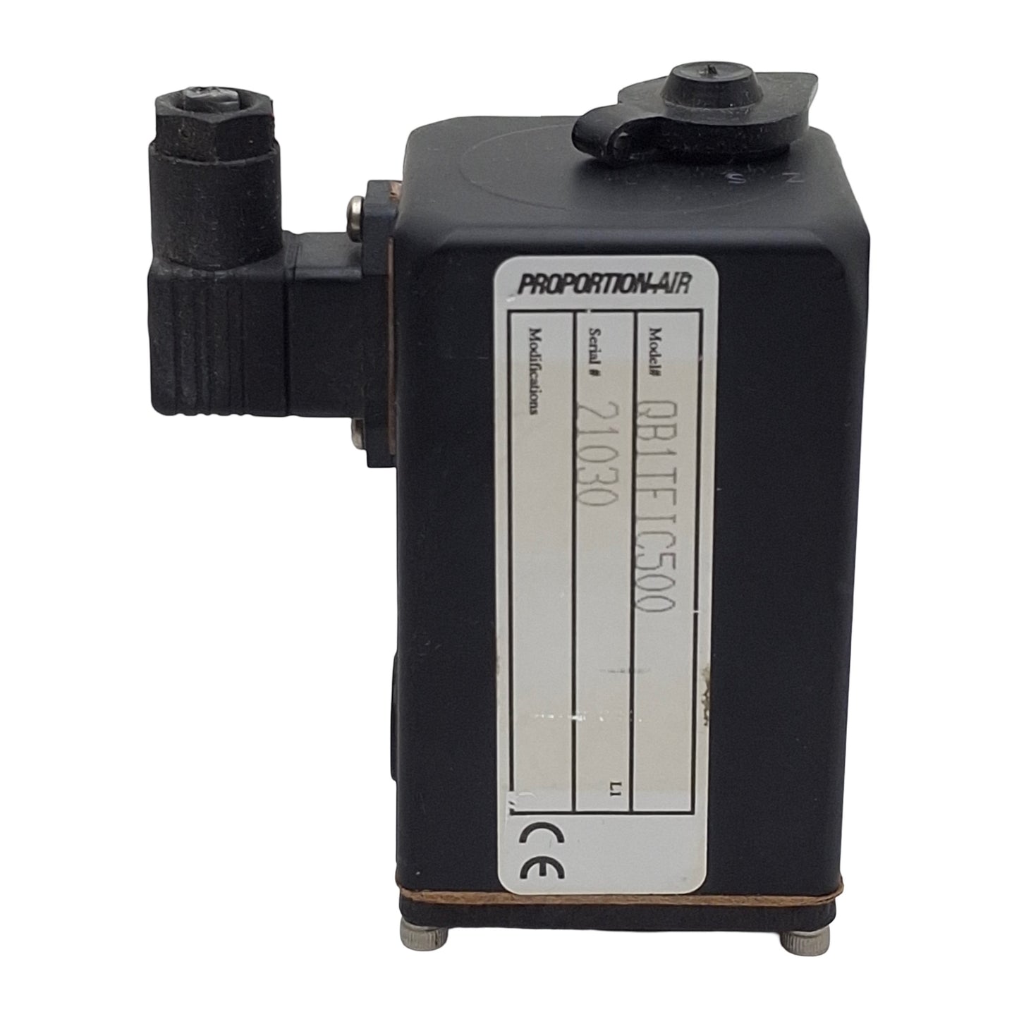 Used Proportion-Air QB1TFIC500 Pressure Control Valve, 1/8in NPT, Vac-175psi, 24VDC