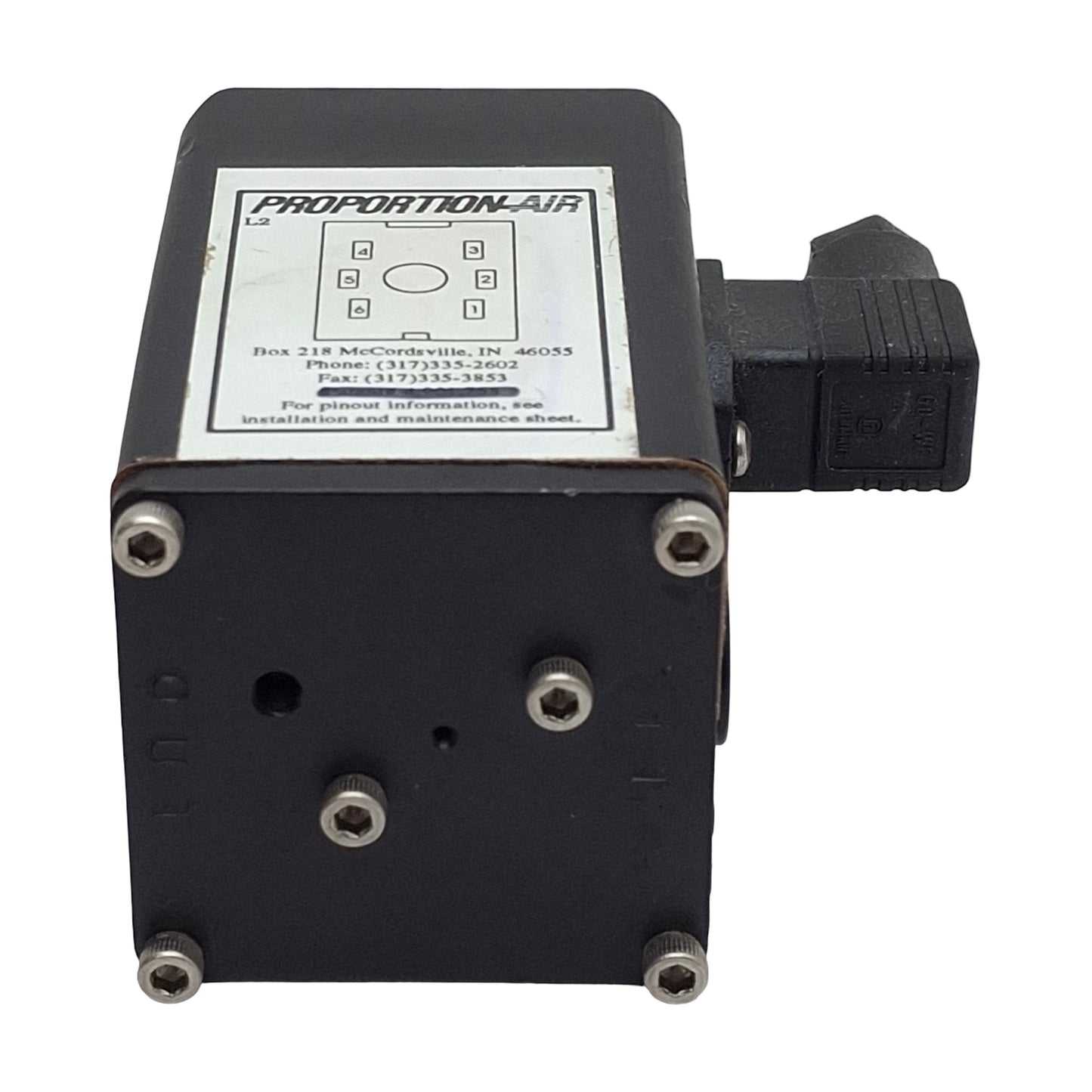 Used Proportion-Air QB1TFIC500 Pressure Control Valve, 1/8in NPT, Vac-175psi, 24VDC