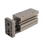 Used Robohand MPS-1-2 Mini Dual-V Roller Bearing Ball Rail Thruster Slide 1" Stroke