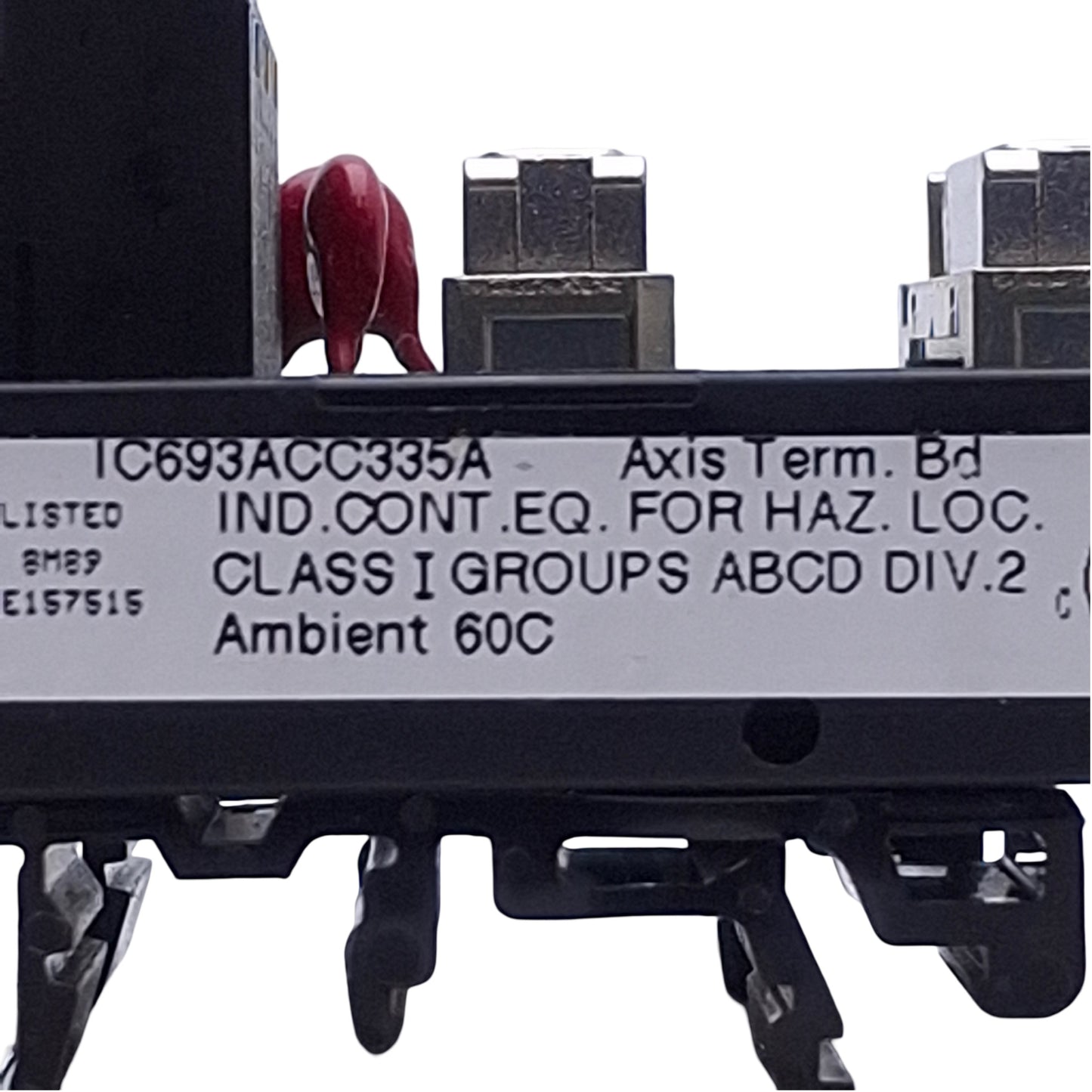 Used GE Fanuc IC693ACC335A Digital Servo Axis Terminal Board, Two 36-Pin Connector